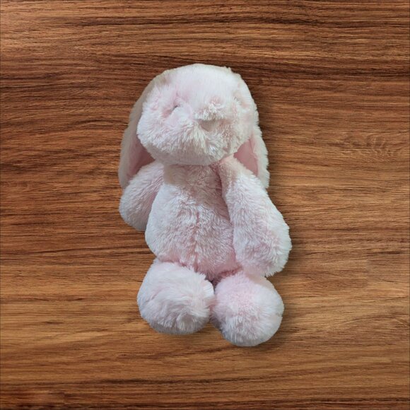 Spark Create Imagine Pink Plush Bunny Rattle Toy  stuffed animal 10"sitting - Picture 1 of 9